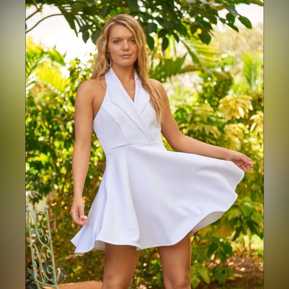 NWT Altar’d State Larsen Little White Dress
